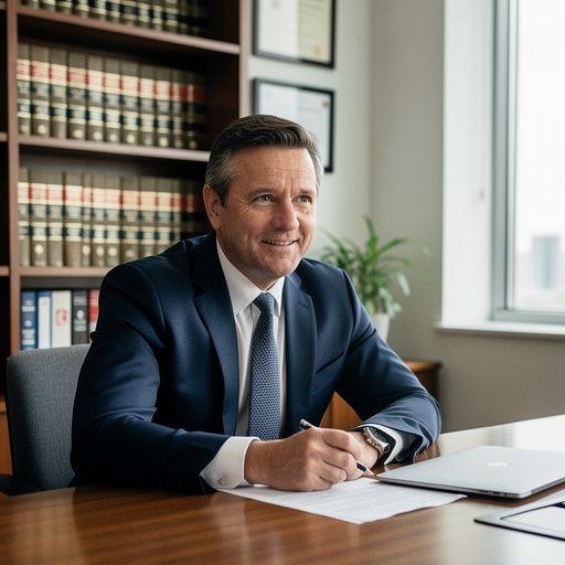 Eine Gruppe von Fachleuten analysiert juristische Dokumente.